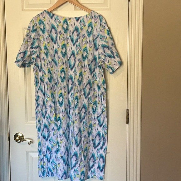 Vintage 2X Fresh Produce T-Shirt-Dress w pockets EUC - Picture 4 of 4
